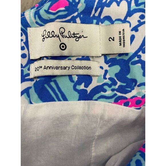 Lilly Pulitzer Women Cotton Target Collection My Fans Shift Dress Size 2 - Picture 6 of 7